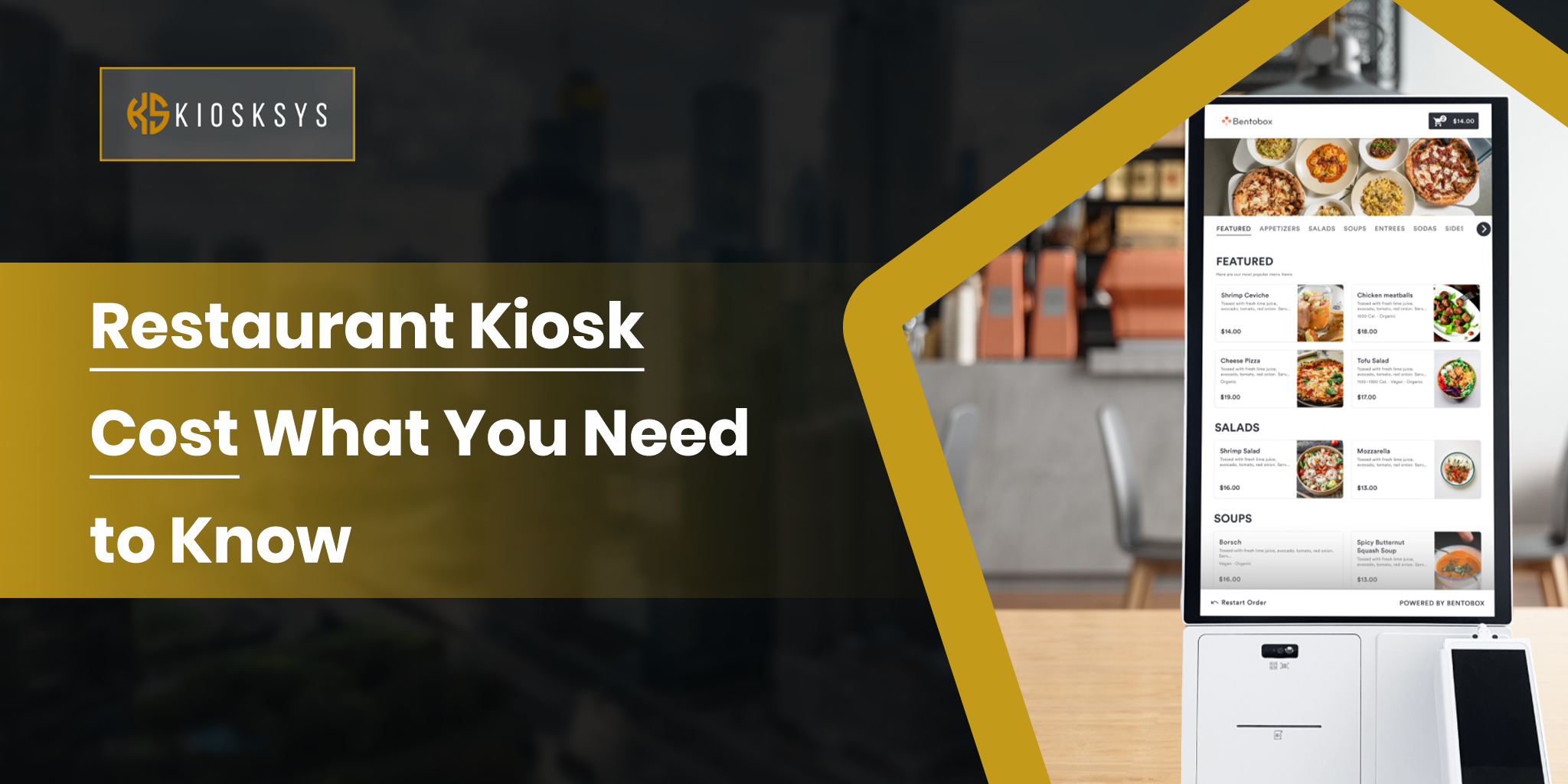 restaurant kiosk cost
