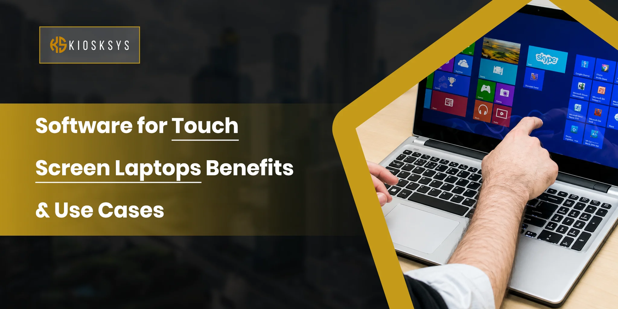 touch screen laptop software