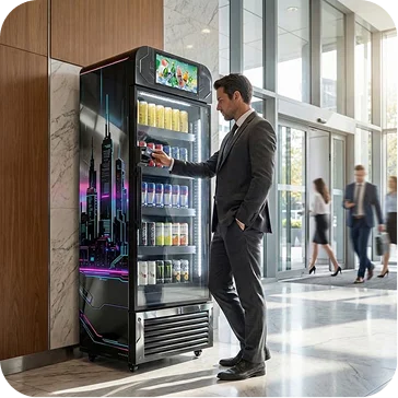 Corporate vending machine