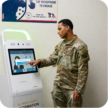 Military kiosk