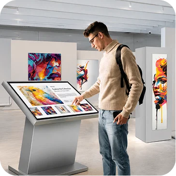 Art Galleries kiosk